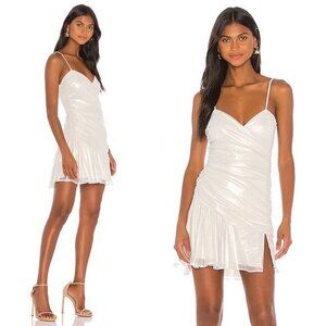 NBD Warp Speed Dress in Silver